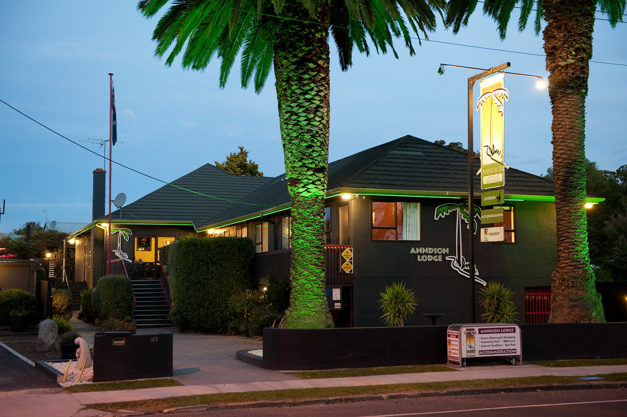 Anndion Lodge Motel & Conference Centre Whanganui Exterior photo